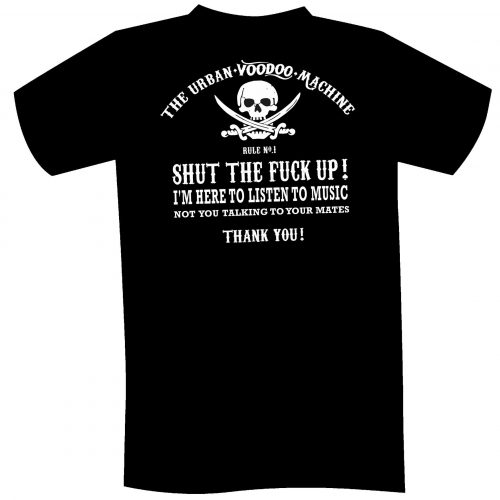 The Urban Voodoo Machine - Shut The Fuck Up T-Shirt - back