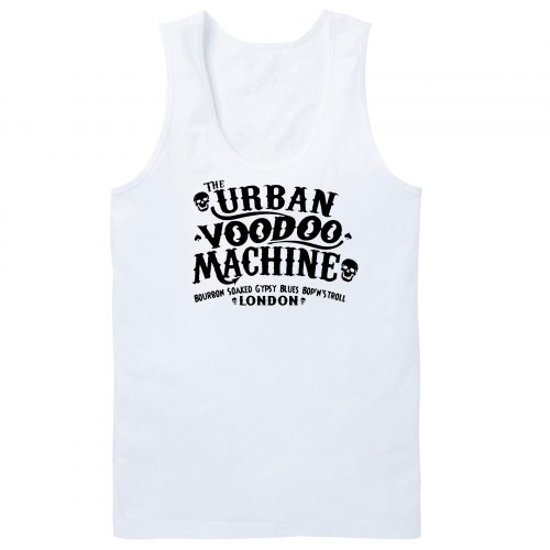 The Urban Voodoo Machine - White Logo Vest