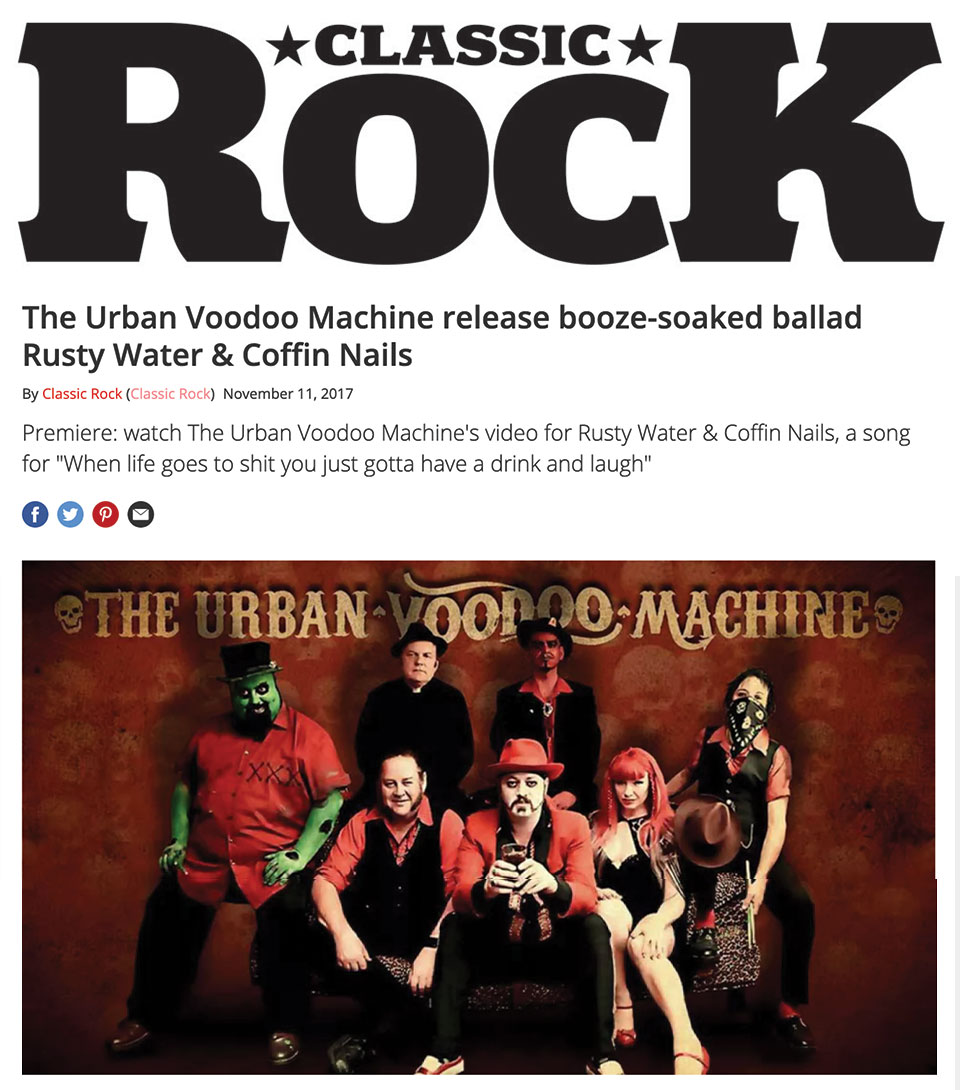 The Urban Voodoo Machine - Louder Sound - Single Review - 1