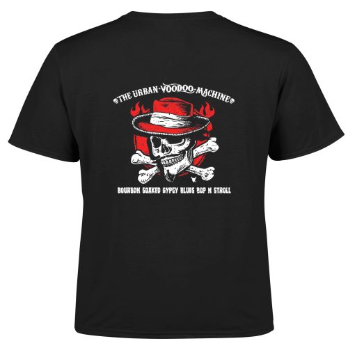 The Urban Voodoo Machine - Red Hat & Crossbones T-Shirt